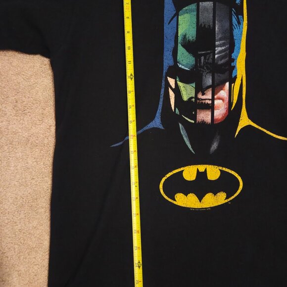 Batman 80 Years Many Faces Black Men's XL Shirt - Picture 6 of 7